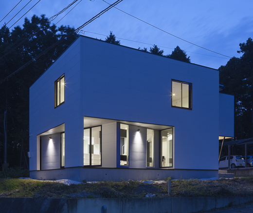 石川淳建築設計事務所 シンプルモダン住宅デザイン ハコノオウチ12 音楽スタジオのある家 石川淳建築設計事務所 シンプルモダン住宅デザイン ハコノオウチ12 音楽スタジオのある家